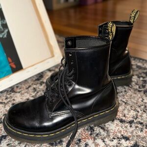Dr. Martens Smooth Leather Lace-Up Boots